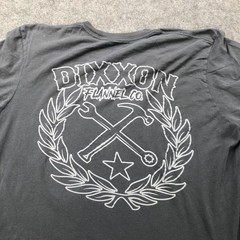 Dixxon Flannel Company Shirt Mens XL Gray Graphic Logo Workwear Made USA