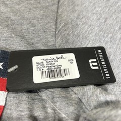 NWT Travis Mathew Mens Medium Gray Party On USA Pocket Golf Short Sleeve T Shirt