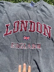 MB International Apparel LTD London Graphic Gray Men’s S T-Shirt