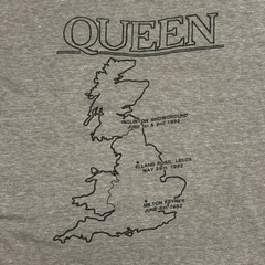 Vintage Queen Shirt 80s Tour Concert Rock Band Tee Single Stitch Freddie Mercury