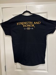 Gladiator II Lucius Portrait T-Shirt Front & Back Print Size XL