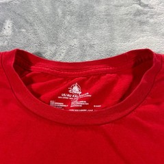 DISNEY T-Shirt Mens XXL Red Mickey Mouse Original Graphic Tee Retro Casual