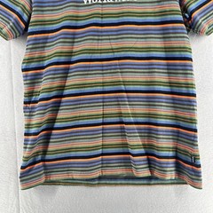 Huff Mens Shirt Small Blue Contrasting Trim Casual Short Sleeve Embroidered Logo