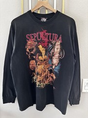 Vintage Sepultura Shirt Size XL Rare Mexican Bootleg 90s