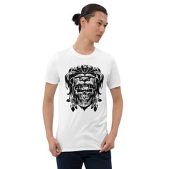 skull tribal king awesome graphic Short-Sleeve Unisex T-Shirt
