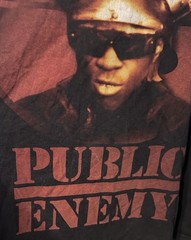 VTG Public Enemy Flavor Flav Shirt Men 2XL Black Short Sleeve Viking Hat 2009