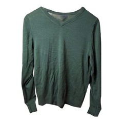 Lands End Men’s Long Sleeve Tee Size XL Green Classic Casual Pullover