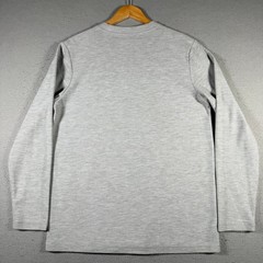 Tommy Bahama Mens Grey Textured Long Sleeve Crew Neck Shirt ZTB97769 Size Medium