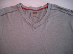 EUC- CREMIEUX CLUB 38 PERFORMANCE V-Neck Multi-Blended Taupe T-Shirt Size Large