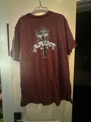 Ariat Men’s Rebar Cotton Strong Hardhead Graphic T-Shirt in Burgundy Heather