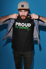 Proud EV Owner Mens/Adults Novelty Tshirt – Funny/Joke/Gift/Electric Car