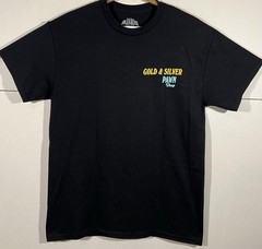 Gold And Silver Pawn Shop Las Vegas Nevada Store Front Tee Shirt Sz Medium Black