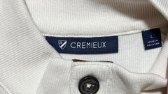 Cremieux Men’s Large Long Sleeve Henley Shirt Cream Brown Panel