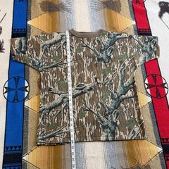 Vintage 80s Mossy Oak Treestand Camo Camouflage T-Shirt Size Small Made In USA