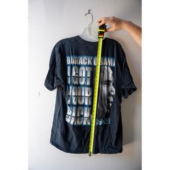 Vintage Barack Obama 2012 T-Shirt The Power of Change I Got Your Back Black XL