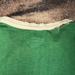Vintage 50s General Athletic Products Mens Medium Blank Green T-Shirt USA