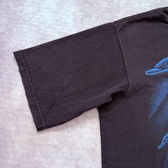 Vintage 90s Costa Rica Dolphins Shirt Mens L Black Ocean Nature Art