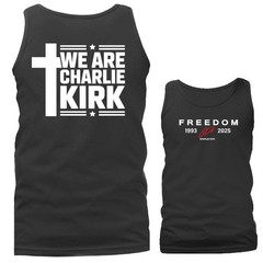 We are Charlie Kirk True Patriot Freedom Memorial Tank Top