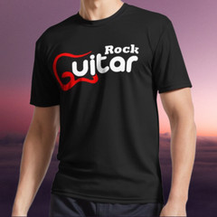 New Shirt Rock guitar music best sell – Active Logo T-Shirt Funny Size S to 5XL