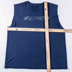VTG George Washington University Sleeveless T Shirt XL MV Sport Y2K Distressed