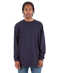 3 Pack Shaka Wear Active Long Sleeve Plain Casual Crew Neck T-Shirt SM-3X