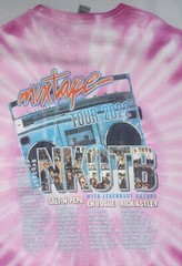 New Kids On The Block Mixtape Tour 2022 Men T-Shirt XL Tie Dye Pink Double Sided