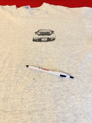 Vintage 90’s Porsche Turbo Double Sided Car T-Shirt Size XL Single Stitch