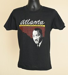 Vintage Original Atlanta Martin Luther King Jr. Black T-Shirt Size M