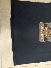 Vintage Harley Davidson 90 Years Reunion T-shirt Holoubek Front Back Print Sz Lg