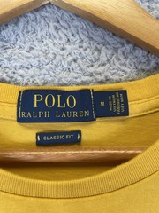 Polo Ralph Lauren Men’s T-Shirt Medium Yellow Spellout Logo Pony