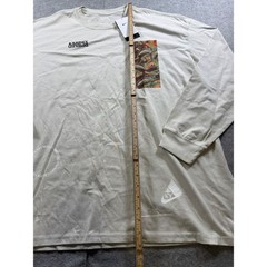 Nike Kyrie Irving Journey Reward T-Shirt Mens XXL Light Bone Long Sleeve Graphic