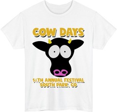 South Park Cow Days Retro T-Shirt – 14th Annual Festival Cartoon Meme Unisex Tee