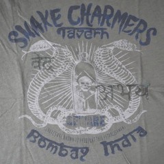 Lucky Brand Snake Charmer Tavern Mens MEDIUM Shirt Bombay India Cobra Venom