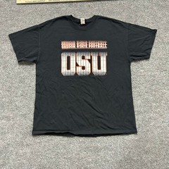 Gildan T-shirt Mens XL Black Oregon State Football OSU Graphic Beavers NCAA Tee