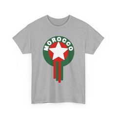 Morocco Shirt, Morocco Flag Moroccan Soccer Jersey Style Shirt