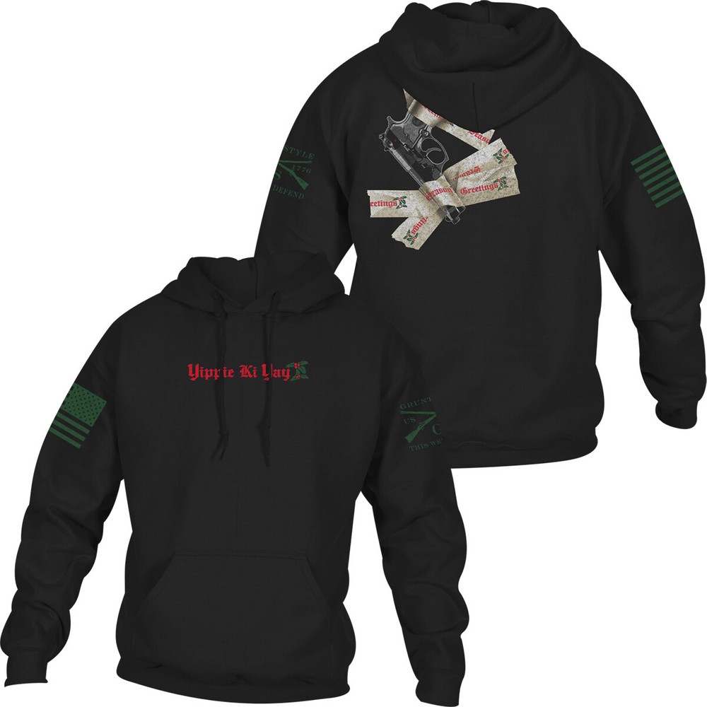 Grunt Style Yippie Ki Yay 2.0 Pullover Hoodie – Black