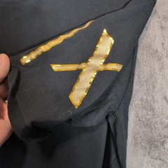 Armani Exchange Shirt Adult Large Graphic Gold Logo Classic Designer Casual SS