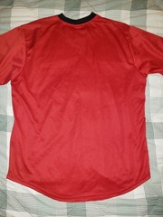 Vintage Shirt Mens XL Red Athletic Center Swoosh 00s Y2K Gray Tag Short Sleeve