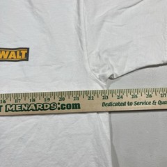 DeWALT 36 Volt Graphic T Shirt White XL Power Of Cordless Tool USA