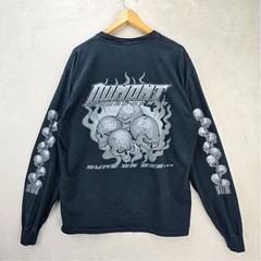 Vintage Dumont Sand Demon Long Sleeve Shirt XL Dune Or Die Skull Flames Y2K