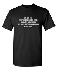 You Love Unhealthy Sarcastic Humor Graphic Super Soft Ring Spun Funny T Shirt