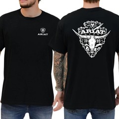 Retro Ariat Men’s Bull Skull Short Sleeve Graphic T-shirt, Ariat Shirt