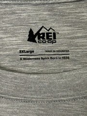 REI Co-Op Men’s NWT Gray Active Layering Tee Long Sleeve Crew Neck Size XXXL