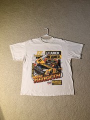 Vintage 2001 Matt Kenseth DeWALT Racing NASCAR T Shirt XL Double Sided M&O Roush