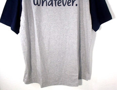 Sport Tek Men Short Sleeve Crew Neck T Shirt Size XL Navy Blue Gray New WHATEVER
