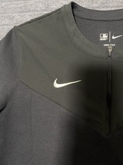 Nike Miami Marlins Authentic Collection Short Sleeve 1/4 Zip Pullover L Dri Fit