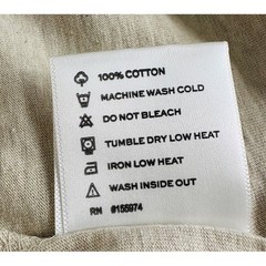 Vustra Sustainable Cotton T-Shirt Beige Short Sleeve Crew Neck Men’s Small NWT