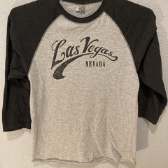 LAT 3/4 Sleeve Men’s Shirt Size M Body Black And Gray. #R