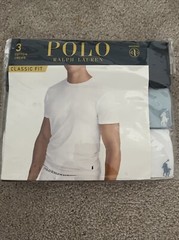 Lot Of Men’s POLO Ralph Lauren 3-Pack Mens mix-Color Classic Fit Neck T-Shirt
