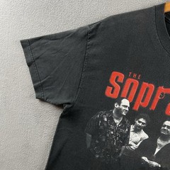 Vintage The Sopranos Shirt Mens Large Black HBO TV Show Promo Tony Soprano